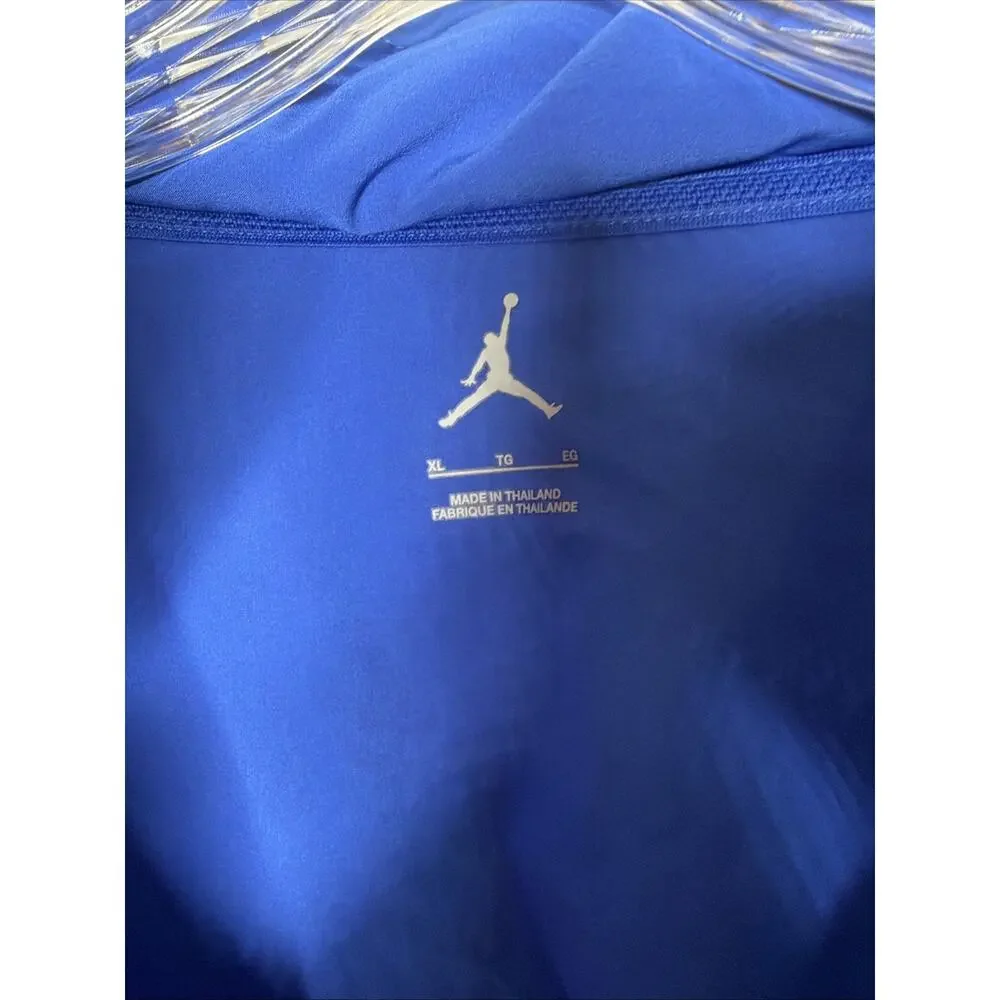 Florida Gators Football Team Issued Blue 1/4 Quarter Zip Jacket Jordan Men’s XL